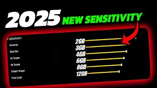 2025 New Sensitivity Setting in Free Fire | Best Sensitivity for 2025 | Best Sensitivity Setting