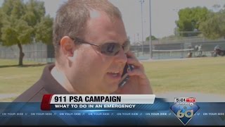 New PSA campaign focuses on calling 911 in an emergency