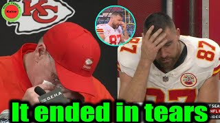 Andy Reid gets emotional about Travis Kelce's performance in final game after Chiefs' loss Raiders