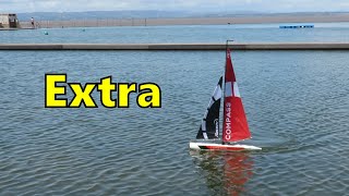 RC Sailing on Clevedon Marine Lake 20230717 Extra (Nanny Cam)