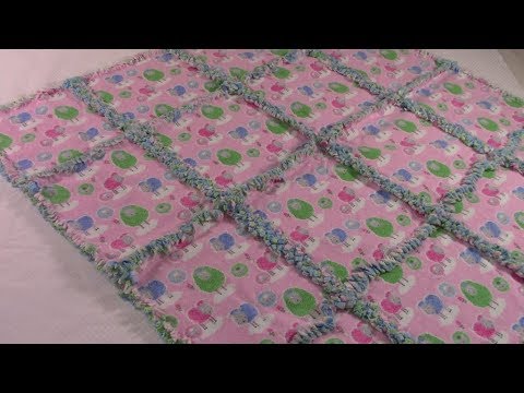 Easy Baby Rag Quilt Easy Baby Rag Quilt