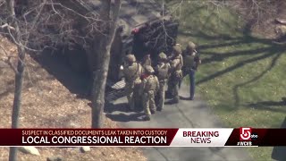 Suspect in leak of classified war documents arrested in Mass.