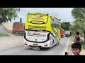 full bus telolet basuri🥳hunting bus di pusat oleh oleh cm7 banten‼️banyak bus artis aktor basuri🤯