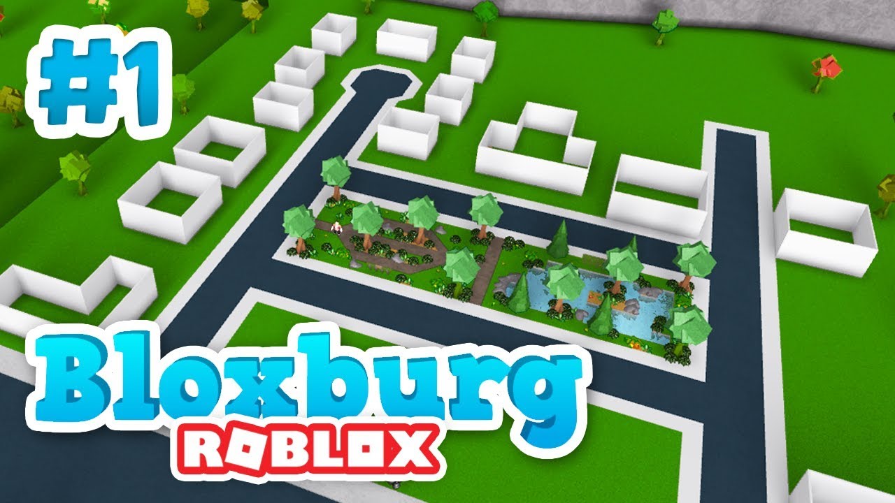 Building A Mini Town Roblox Welcome To Bloxburg 1 Youtube