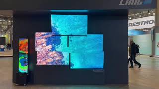 Roll up, roll up! Flexible AM miniLED Display in ISE 2023