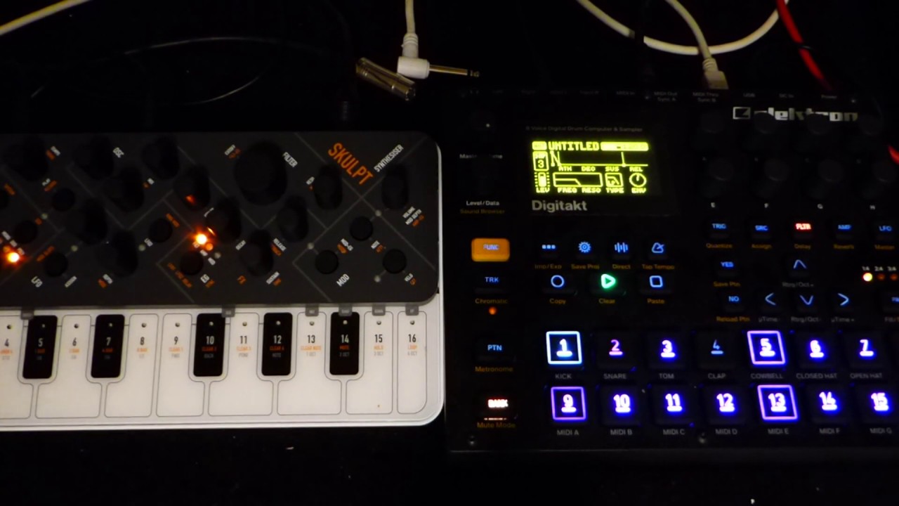 Elektron Digitakt Modal Electronics Skulpt Youtube
