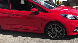 2019 Ford Fiesta ST-Line finished in Race Red with low miles.