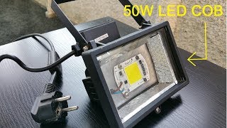 How to Convert a Halogen Floodlight with an LED Chip