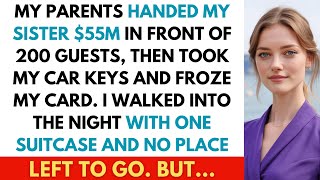 My Parents Gave My Sister $55M at Her Engagement Party, Then Told Me to Leave With One Suitcase