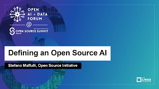 Defining an Open Source AI - Stefano Maffulli, Open Source Initiative