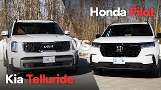 2023 Honda Pilot vs 2023 Kia Telluride Comparison Test