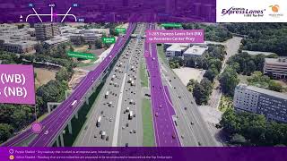 I-285 Top-End Express Lanes Visualization – June 2024