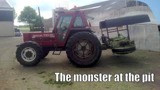 Making silage in holland - gras inkuilen Nederland