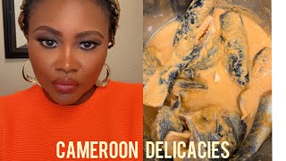 Cameroon Delicacies my mom recipe. Mama, Njangsa  fish so give me a fly ￼