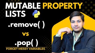 Python List Methods | Remove by Name vs Remove by Position! 🐍