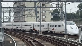 九州新幹線 熊本駅 800系 つばめ312号 入線−発車シーン