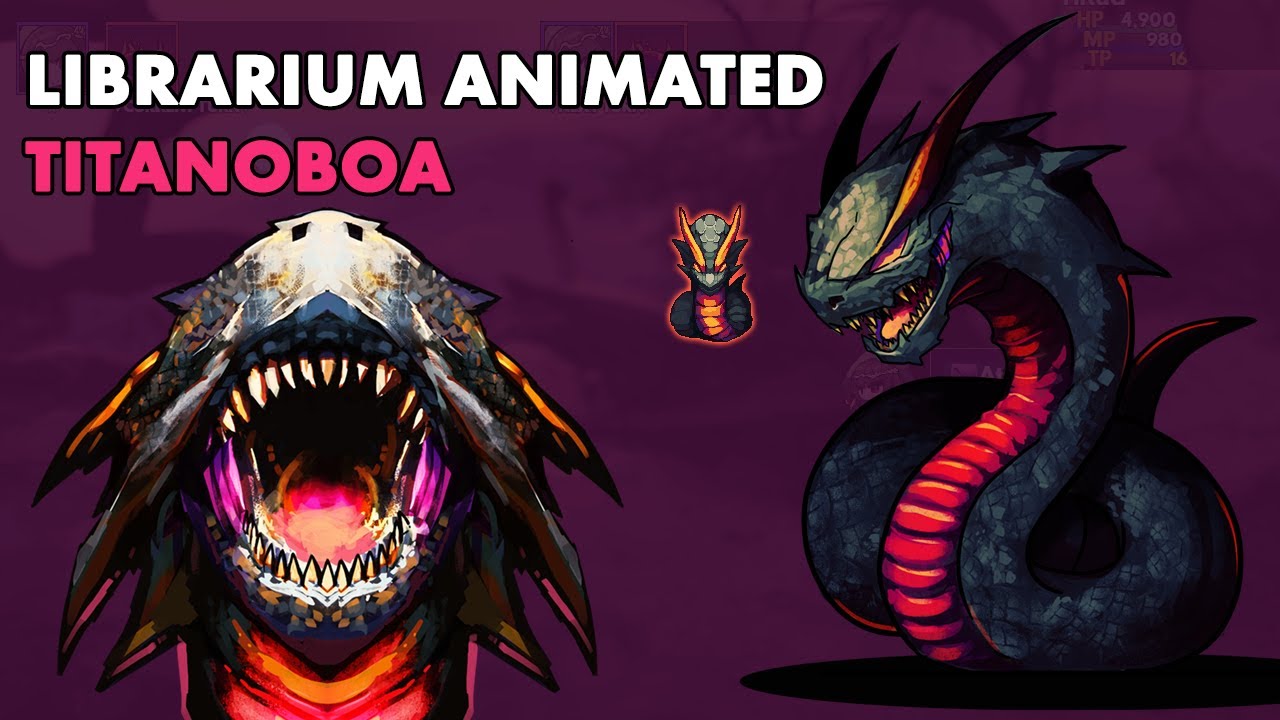 Librarium Animated Titanoboa Showcase Youtube