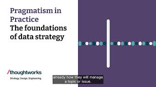 The foundations of data strategy — Pragmatism in Practice