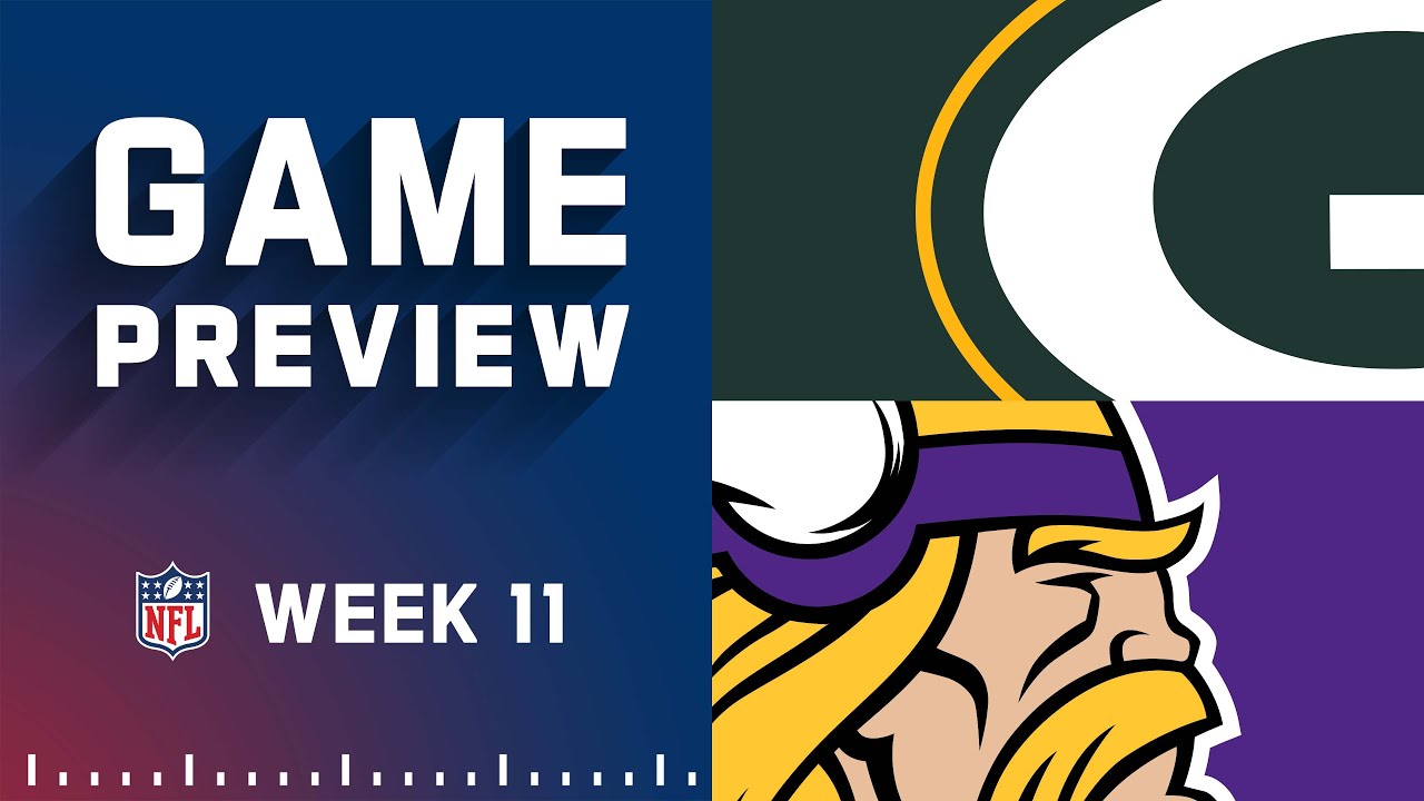 Green Bay Packers Vs. Minnesota Vikings | Week 11 NFL Game Preview ...