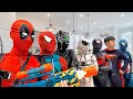 What If All SuperHero in 1 HOUSE ?? | Hey All SuperHero , Go To Trainning Nerf Gun ! ( Live Action )