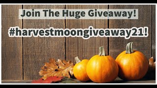 (Comments Closed) Huge Giveaway Collaboration   #harvestmoongiveaway21