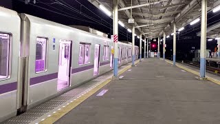 東京メトロ08系08-101F 東武スカイツリーライン 急行 中央林間行き 南栗橋→北千住 の車窓 (2022.10.22)