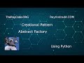 Python Abstract Factory Design Pattern | UML, Code Example & SWOT Analysis