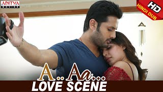 Nithiin Samantha Love Scene | Nithiin, Samantha | Trivikram | A Aa (Hindi Dubbed Movie)