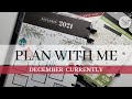 PLAN WITH ME | DECEMBER 2021 | CURRENTLY PAGE | HAPPY PLANNER | HOMEBODY SEASONS