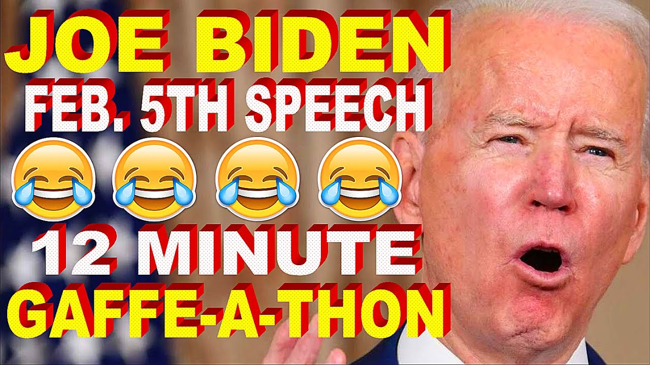 Joe Biden 2/5 Speech: 12 Minutes Of Gaffes, Mumbles, Stumbles & Bumbles ...