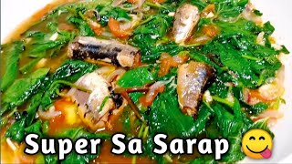 TALBOS NG KAMOTE AT SARDINAS may masarap at tipid ulam kana!