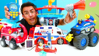 Nail Baba Paw patrol ekibiyle yangını söndürüyor🔥🚒Çocuklar için eğitici video