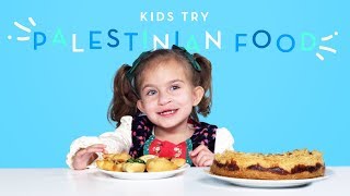 Kids Try Palestinian Food | Kids Try | HiHo Kids