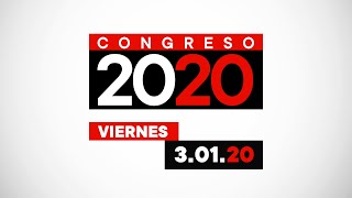 Congreso 2020: candidatos exponen sus propuestas - 3/1/2020 (parte 1)