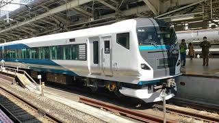 E257系2000番台NA-04編成踊り子号東京駅発車