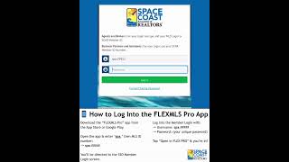 📱 How to Log Into the FLEXMLS Pro App