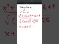 completing the square easy #math #maths #mathematics #algebra #shorts