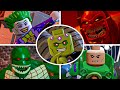 Lego Batman 3 Beyond Gotham - All Bosses Fight Gameplay