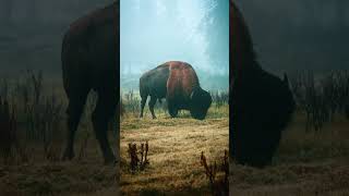 Bison Bonasus #shorts #bison #animals #wildanimals