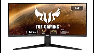 Highlight Features! ASUS TUF Gaming VG34VQL1B 34” Curved HDR Monitor