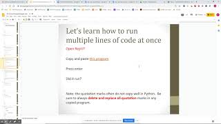 Python Lesson #2: Escape Sequences