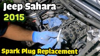 How to replace spark plug on Jeep Wrangler 2015