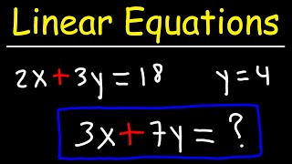 GED Math - Evaluating Algebraic Expressions by Solving Linear Equations