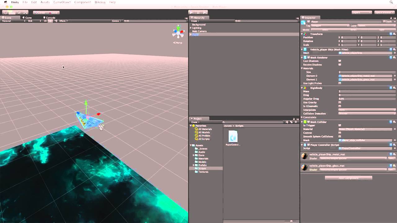 Unity: 05 Space Shooter Moving The Player Unity Official Tutorials ...