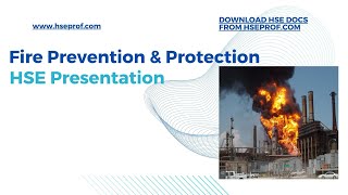 Download HSE Presentation on Fire Prevention and Protection hseprof com