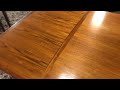 refinished mid century modern arne vodder danish teak dining table