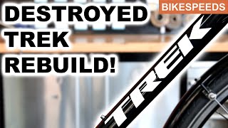 Trek Hybrid Restoration Rebuild! Full Service + Wheel Build!