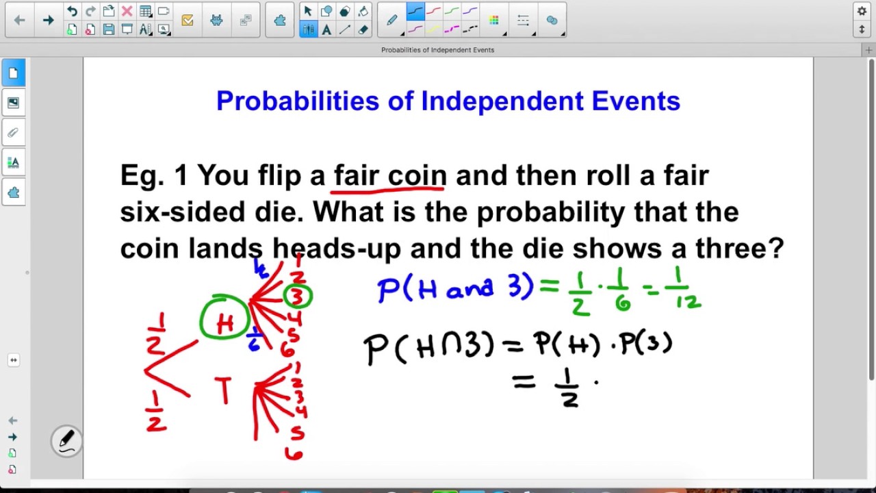 Probabilities Of Independent Events - YouTube