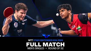 FULL MATCH | Dimitrij OVTCHAROV vs Snehit SURAVAJJULA | MS R32 | #WTTGoa 2024