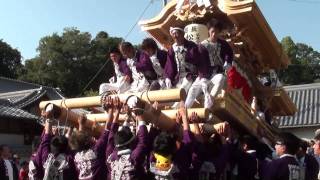 平成２３年度　錦織神社祭礼　本宮　宮出　錦織